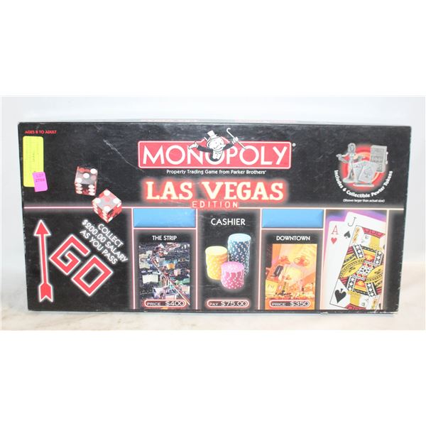 MONOPOLY LAS VEGAS EDITION NOT NEW COMPLETE