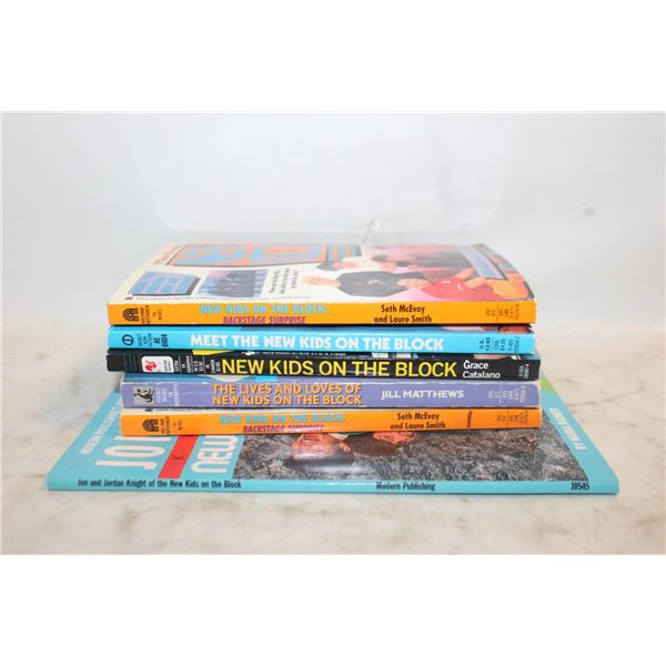 LOT NEW KIDS ON THE BLOCK VINTAGE BOOK  MIX
