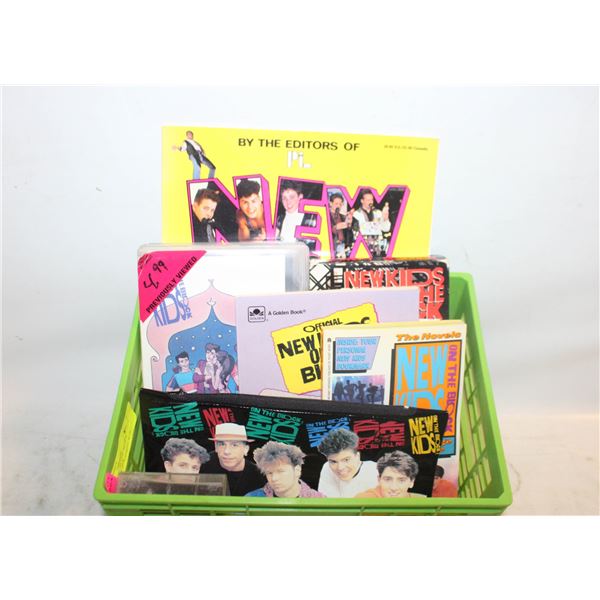LOT NEW KIDS ON THE BLOCK VINTAGE ITEMS MIX