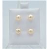 Image 1 : #162-NATURAL AKOYA PEARL STUD EARRING 2PAIR