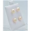 Image 2 : #162-NATURAL AKOYA PEARL STUD EARRING 2PAIR
