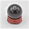 Image 1 : #54- NATURAL BLACK OBSIDIAN SPHERE BALL +STAND