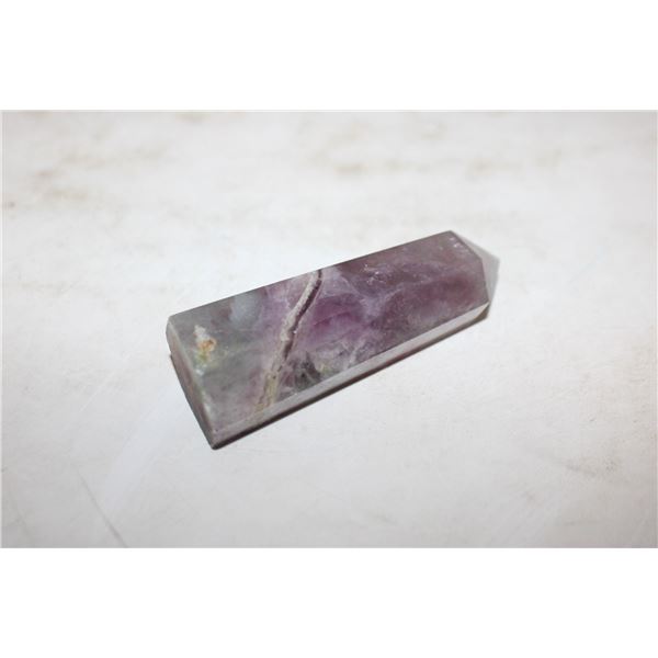 CHUNKY FLUORITE TOWER SPECIMEN3.25 INCH 87G