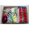 Image 1 : PARTY SUPPLIES INCLUDING LIGHTS + DISCO BALLS