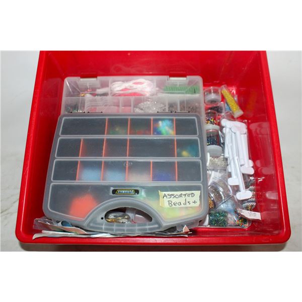 LARGE LOT GLASS AND MIX BEADS PATTERNS INCL