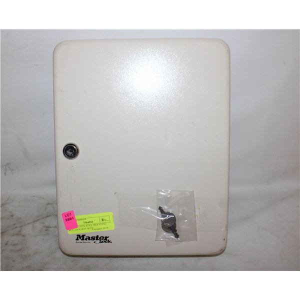 MASTER LOCK WALL MOUNTING KEY LOCK BOX WITH
