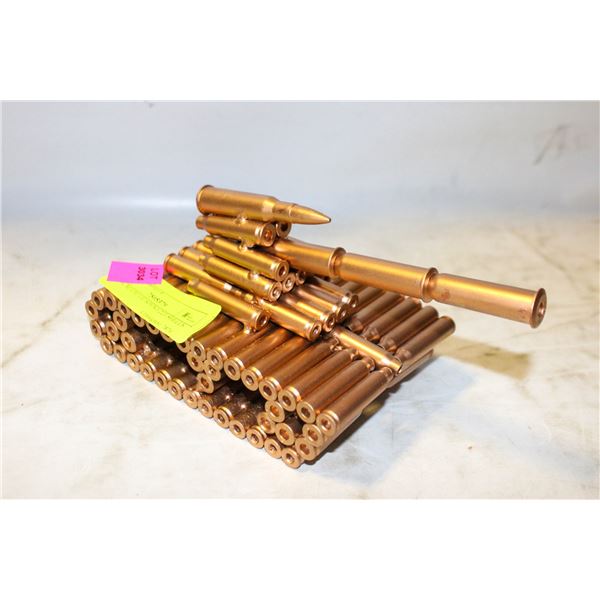 TANK MADE OF SPENT 223 SHELLS
