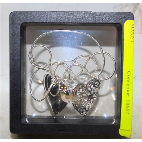 NEW HEART SHAPED PHOTO FRAME PENDANT