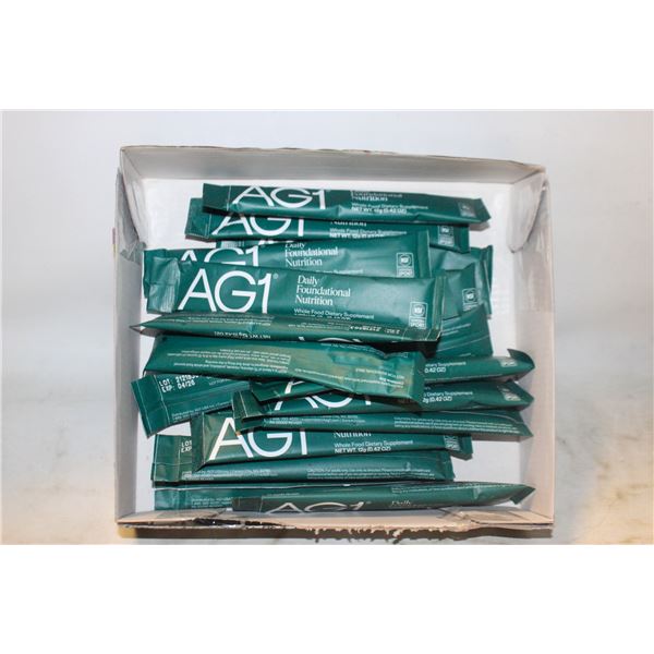 AG1 DAILY FOUNDATIONAL NUTRITION, 20 SEALED PACKS