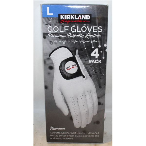 NEW KIRKLAND PREMIUM CABRETTA LEATHER GOLF, L