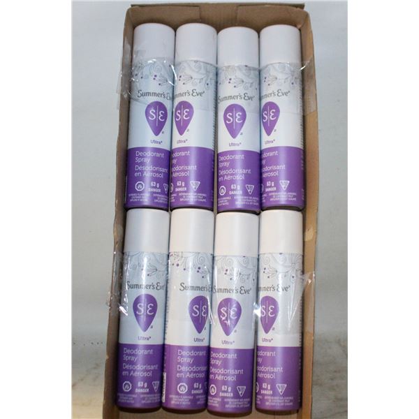NEW 8 SUMMER EVE FRESHING SPRAY