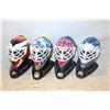 Image 1 : LOT OF 4 MCDONALDS GOALIE MASKS 1996