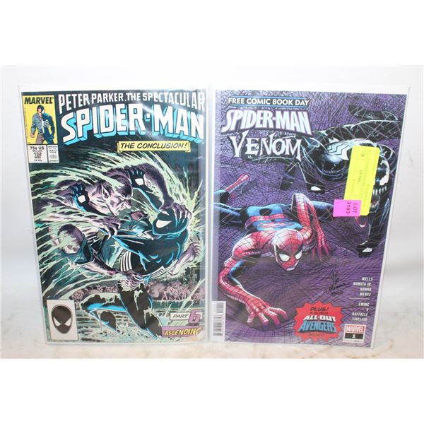 SPECTACULAR SPIDERMAN #132 & SPIDERMAN &