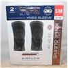 Image 1 : COPPER FIT ELITE COMPRESSION KNEE SLEEVE 2 PACK