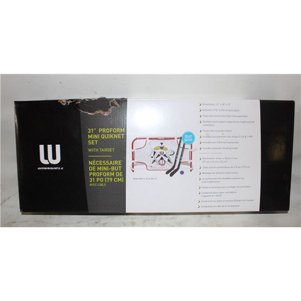 WINWELL 31 INCH MINI QUICKNET SET WITH TARGET