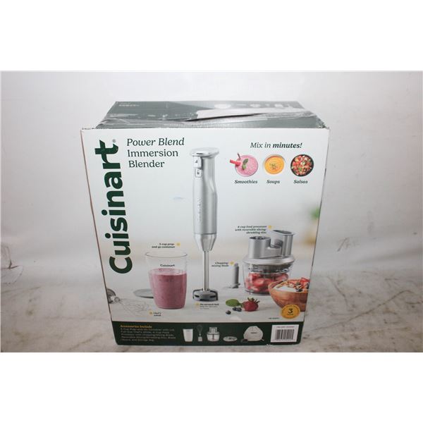 NEW CUISINART POWER BLEND IMMERSION BLENDER