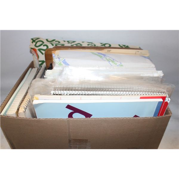 STATIONARY - PAPER/STENO BOOKS & MORE