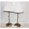 Image 1 : PAIR OF BEDSIDE LAMPS