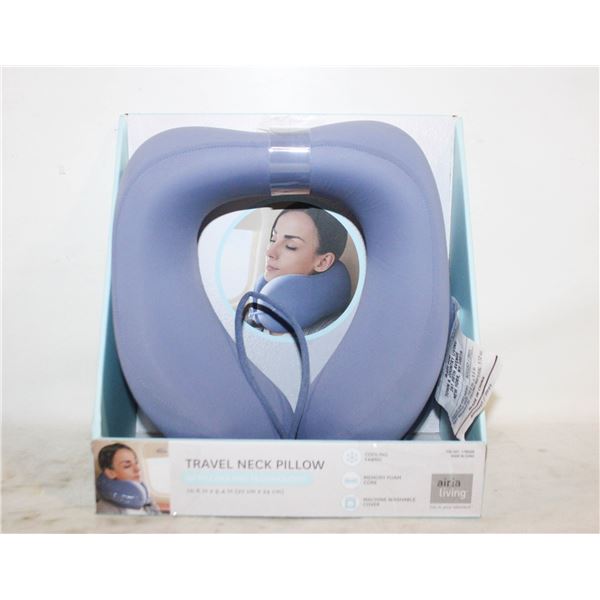NEW TRAVEL NECK PILLOW W/ COOLING TECHNOLOGY