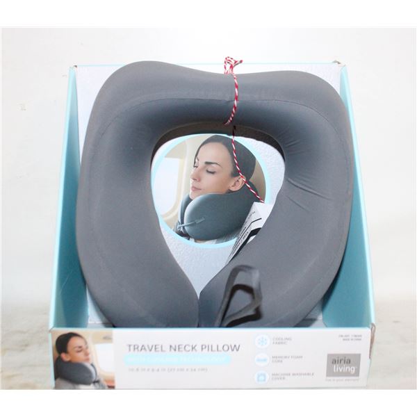 NEW TRAVEL NECK PILLOW W/ COOLING TECHNOLOGY