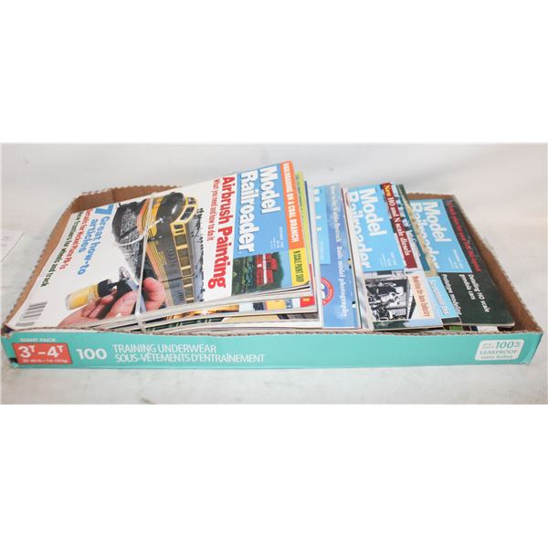LOT OF 15 MODEL RAILROADER MAGAZINES