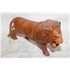 Image 1 : VINTAGE HAND CARVED WOODEN LION