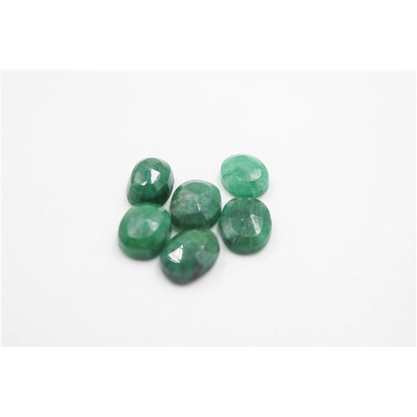 #339-NATURAL GREEN EMERALD GEMSTONES 47.20CT