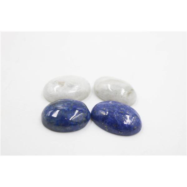 #277-NATURAL MOONSTONE & LAPIZ LAZULI  120CT