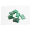 Image 1 : #342-NATURAL GREEN EMERALD GEMSTONES 46.90CT
