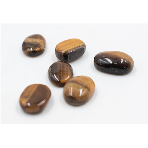#304-NATURAL YELLOW TIGER EYE GEMSTONES 60.05CT