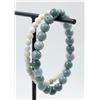 Image 1 : #127-NATURAL JADE JADEITE BEAD BRACELET