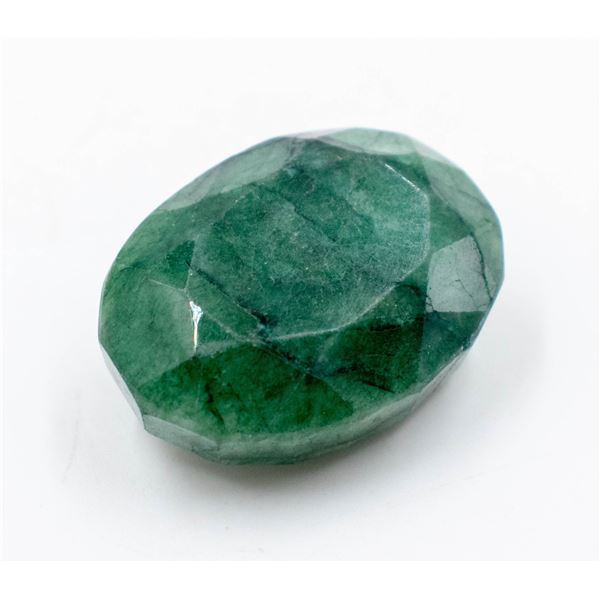 #319-NATURAL GREEN EMERALD GEMSTONE 98.5CT