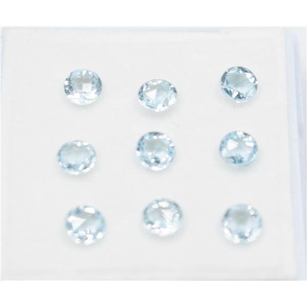 #243-NATURAL SKY BLUE TOPAZ GEMSTONES 5.48 CT