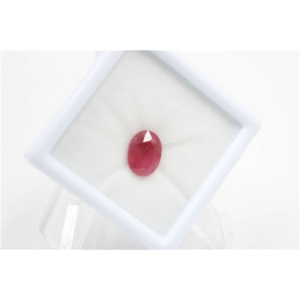 #226-NATURAL RED RUBY GEMSTONE 4.02CT