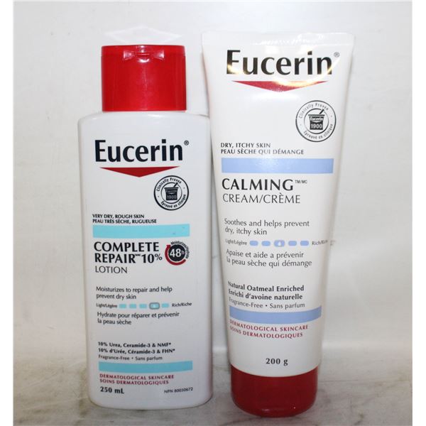 LOT OF TWO EURCERIN CREAM