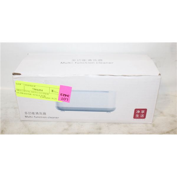 MULTIFUNCTION CLEANER ULTRASONIC STYLE FOR