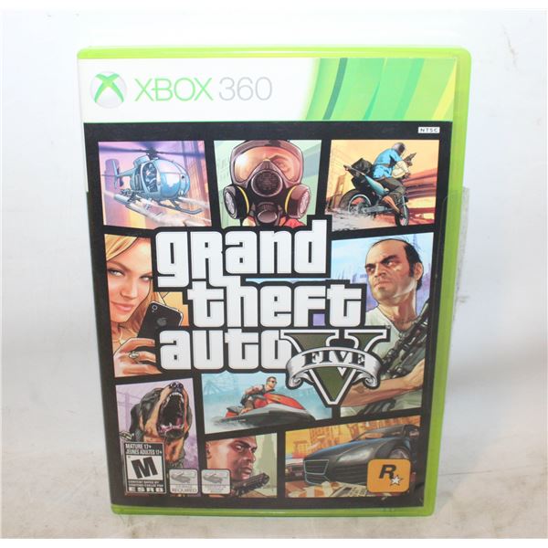 GRAND THEFT AUTO FIVE XBOX 360