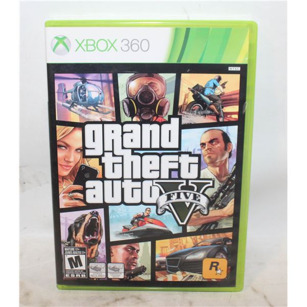 GRAND THEFT AUTO FIVE XBOX 360