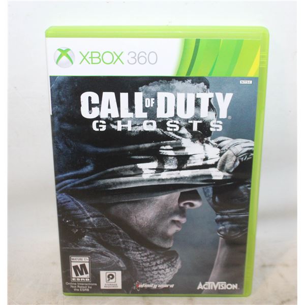 ALL OF DUTY GHOSTS XBOX 360