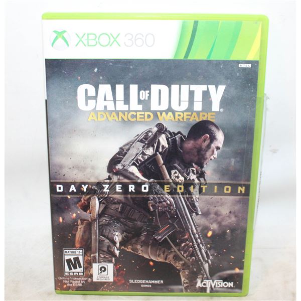 CALL OF DUTY ADVANCED WARFACE XBOX 360