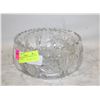 Image 1 : VINTAGE SAW TOOTH CRYSTAL CUT LEAD BOWL