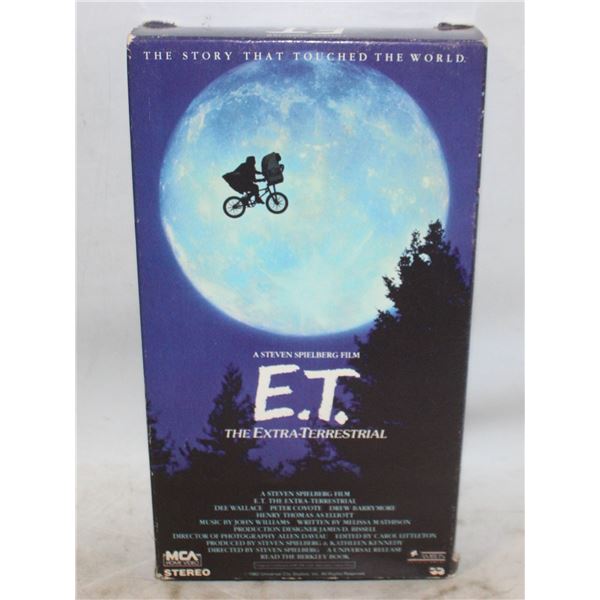 E.T. THE EXTRA TERRESTRIAL