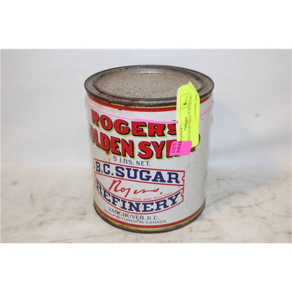ROGERS GOLDEN SYRUP WITH LID