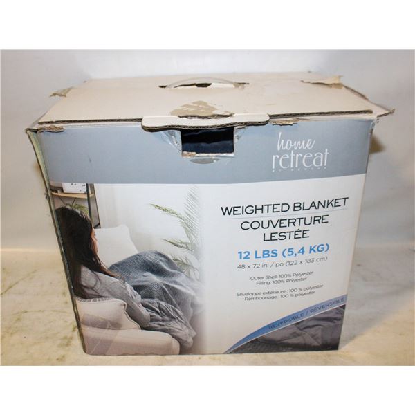 12 LB WEIGHTED BLANKET