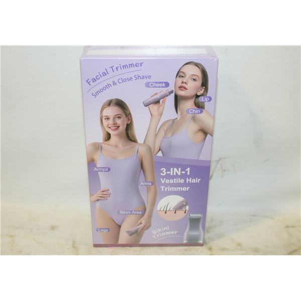 NEW 3-IN-1 BIKINI TRIMMER ELECTRIC RAZOR FOR WOMEN