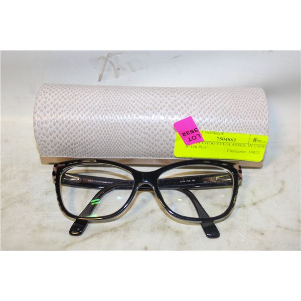 JIMMY CHOO EYEGLASSES, IN CASE JC146 PUU