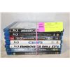Image 1 : BLU-RAY LOT 7 VARIOUS BLOCKBUSTER HITS