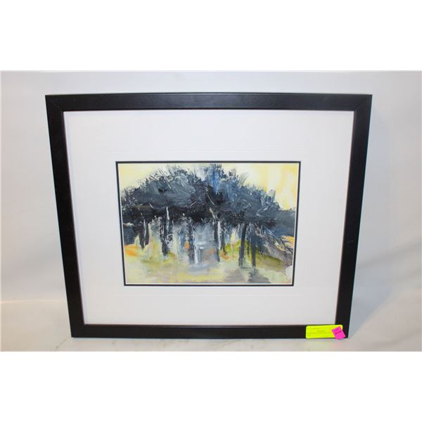 SHARON KING PAINTING 20''x17'' FRAME