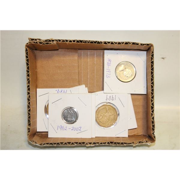 FLAT OF ASSORTED COINS