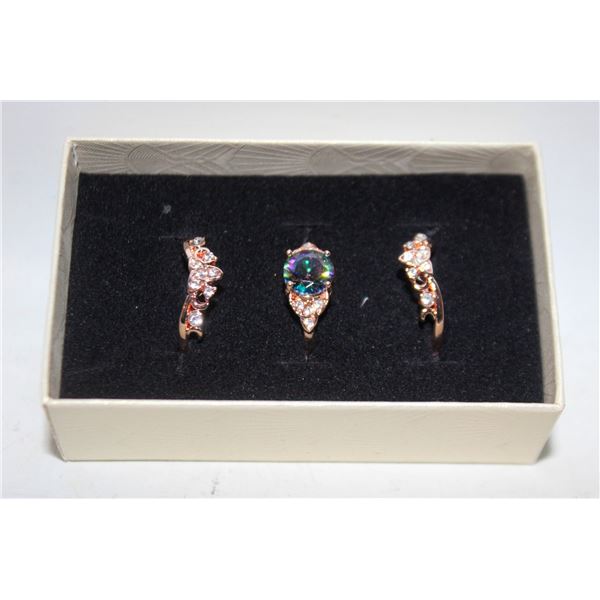 NEW 3PCS/SET RING SET SZ7